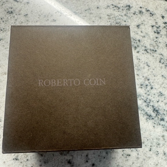 Roberto Coin 18k Yellow Gold Paper Clip Chain-Link Necklace - Picture 9 of 10